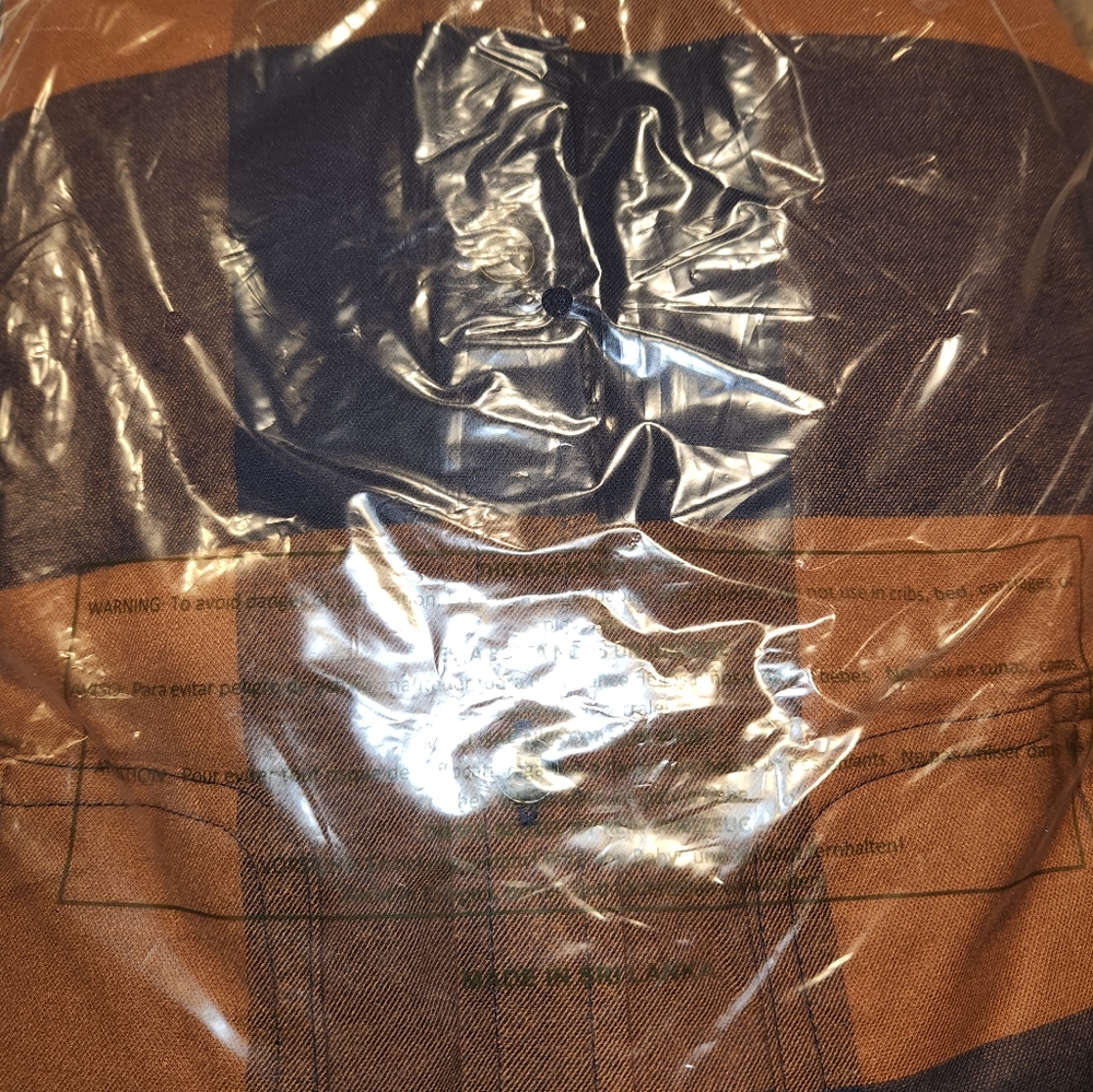 EDDIE BAUER Expedition pro ls flannel chestnut button down shirt